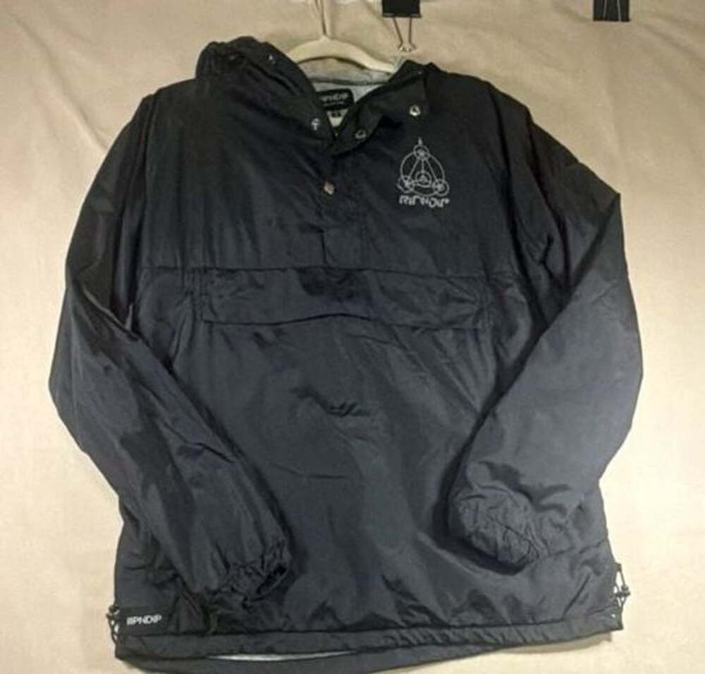 Ripndip Crop Circles Reflective Windbreaker Size M Pullover Hoodie